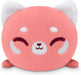 TeeTurtle Plushie Tote Bag: Red Panda Hearts And Rainbows - for just $20! 