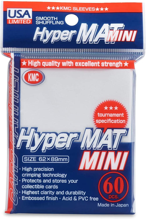 KMC Mini Hyper Matte Sleeves 60-Count - Just $5.95! Shop now at Retro Gaming of Denver