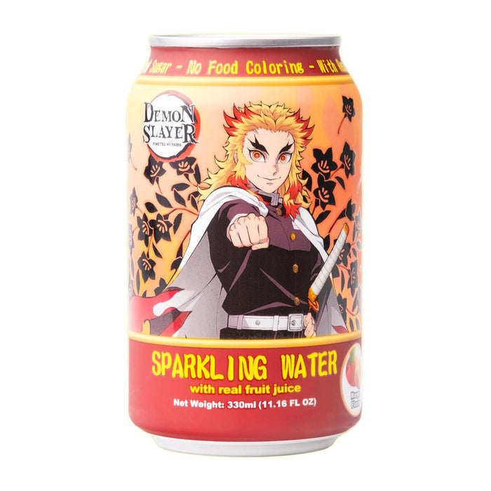 Demon Slayer Mango Sparkling Water – 11.16 fl oz (330 ml) Cans – Kyojuro Rengoku Collectible Anime Drink (1 Can) - for just $3.50! 