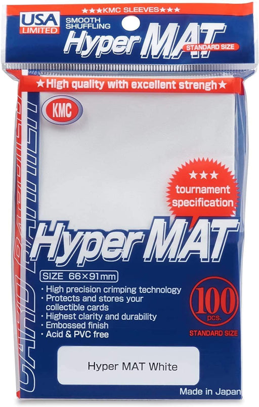 KMC Hyper Matte Standard Sleeves 100-Count - Just $8.95! Shop now at Retro Gaming of Denver