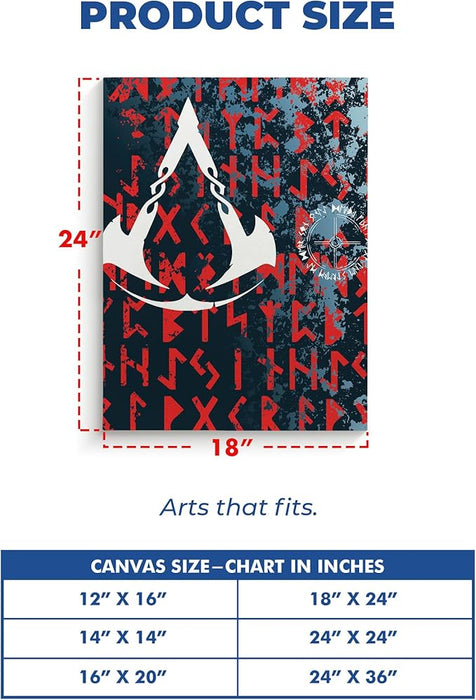 Assassin's Creed Valhalla Wall Canvas - for just $28.99! 