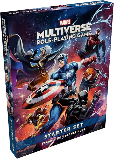 Marvel Multiverse RPG Starter Set - Escape From Planet Hulk - for just $34.99! 