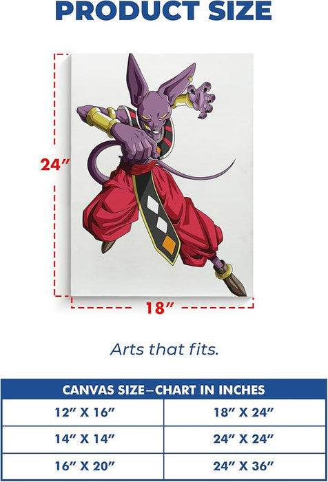 Battle Of Gods Wall Canvas Set of 1 - for just $28.99! 