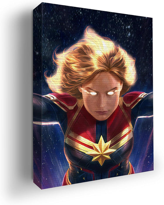 Captain Marvel Wall Canvas Set of 1 - for just $30.99! 