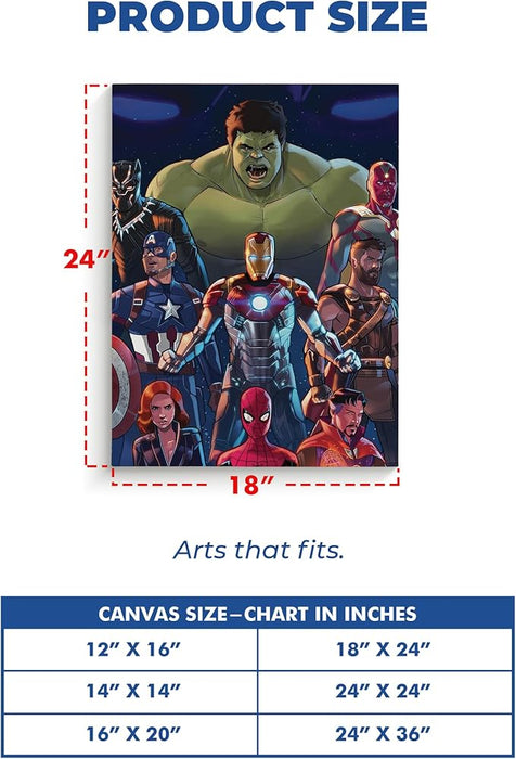 Avengers Wall Canvas 1 Piece - for just $28.99! 