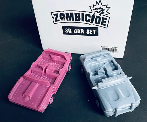 Zombicide: 2nd Edition - 3D Car Set - Kickstarter Exclusive Upgrade Kit - for just $49.99! 