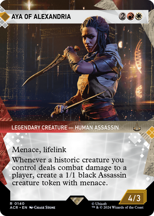 Aya of Alexandria (ACR-140) - Assassin's Creed: (Showcase) (Borderless) - for just $0.26! 