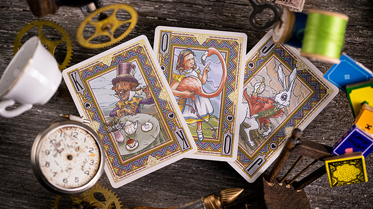 Alice in Wonderland Playing Cards by Kings Wild - for just $13.99! 