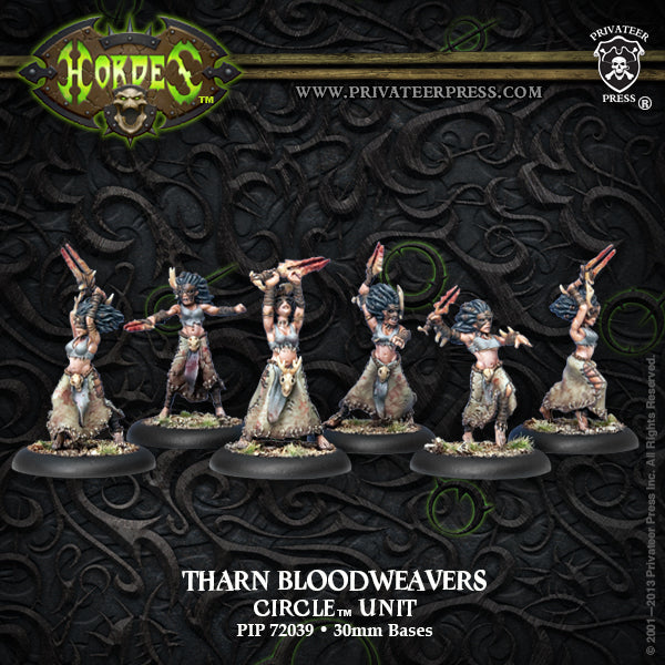 Hordes: Circle Orboros Tharn Bloodweavers - for just $25.99! 