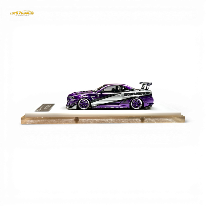 404ERROR x LOT 57 RYOHE's Skyline R34 "GIFTED" Resin 1:64 - for just $89.99! 
