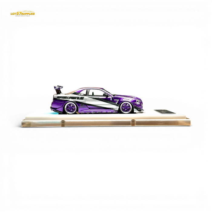404ERROR x LOT 57 RYOHE's Skyline R34 "GIFTED" Resin 1:64 - for just $89.99! 