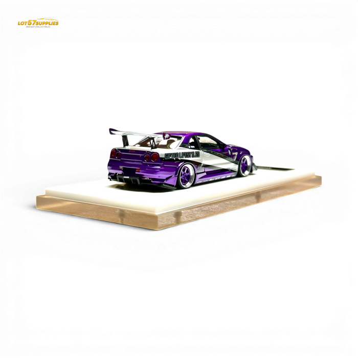 404ERROR x LOT 57 RYOHE's Skyline R34 "GIFTED" Resin 1:64 - for just $89.99! 