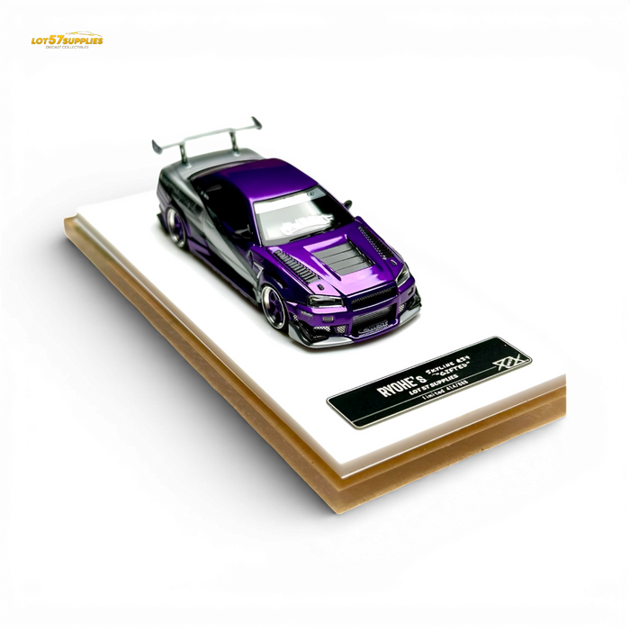 404ERROR x LOT 57 RYOHE's Skyline R34 "GIFTED" Resin 1:64 - for just $89.99! 