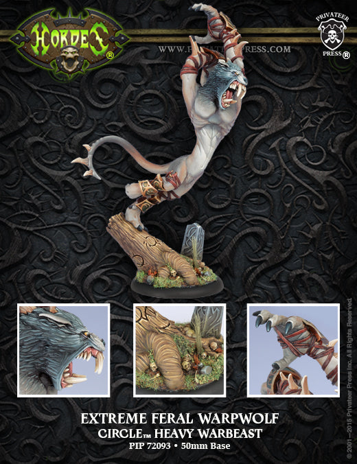 Hordes: Circle Orboros Extreme Feral Warpwolf - for just $49.99! 