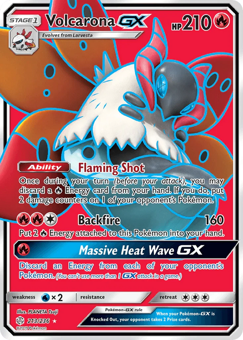 Volcarona GX (213/236) [Sun & Moon: Cosmic Eclipse] - for just $2.70! 