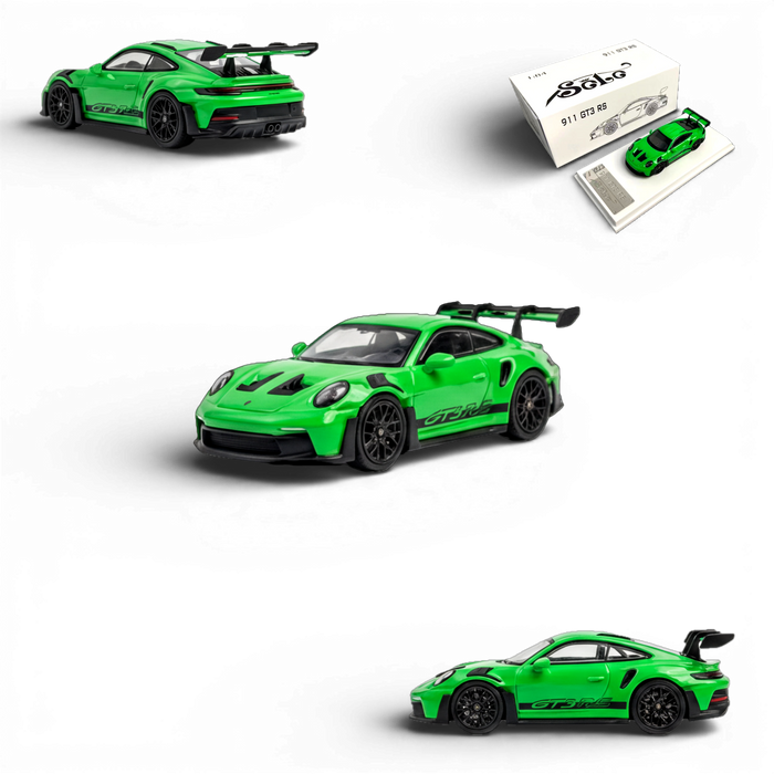 SOLO Porsche 911 992 GT3 RS Lizard Green 1:64 - for just $39.99! 