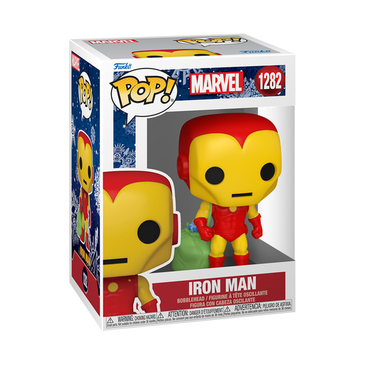 POP! Marvel: Holiday - Iron Man w/ Bag - Premium Pop! - Just $12.99! Shop now at Retro Gaming of Denver