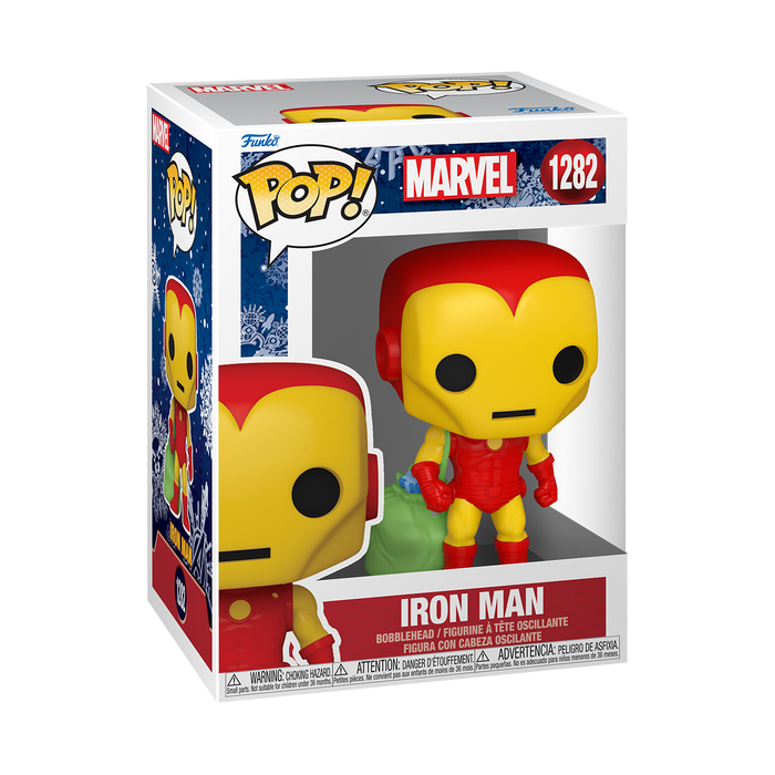 POP! Marvel: Holiday - Iron Man w/ Bag - Premium Pop! - Just $12.99! Shop now at Retro Gaming of Denver