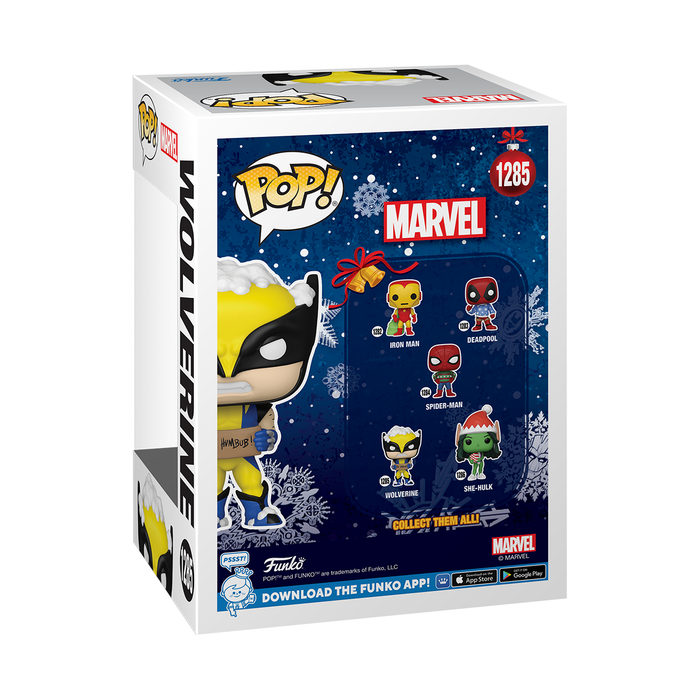 POP! Marvel: Holiday - Wolverine w/ Sign - Premium Pop! - Just $12.99! Shop now at Retro Gaming of Denver