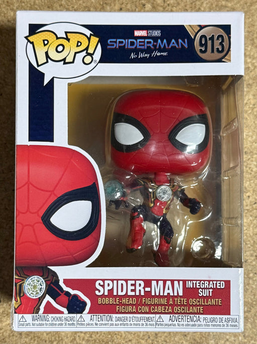 Funko Pop! Marvel Spider-Man (Integrated Suit) #913 No Way Home 2021 - for just $13! 
