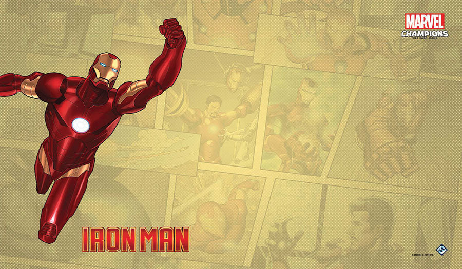 Marvel Champions LCG: Iron Man Game Mat - for just $19.95! 