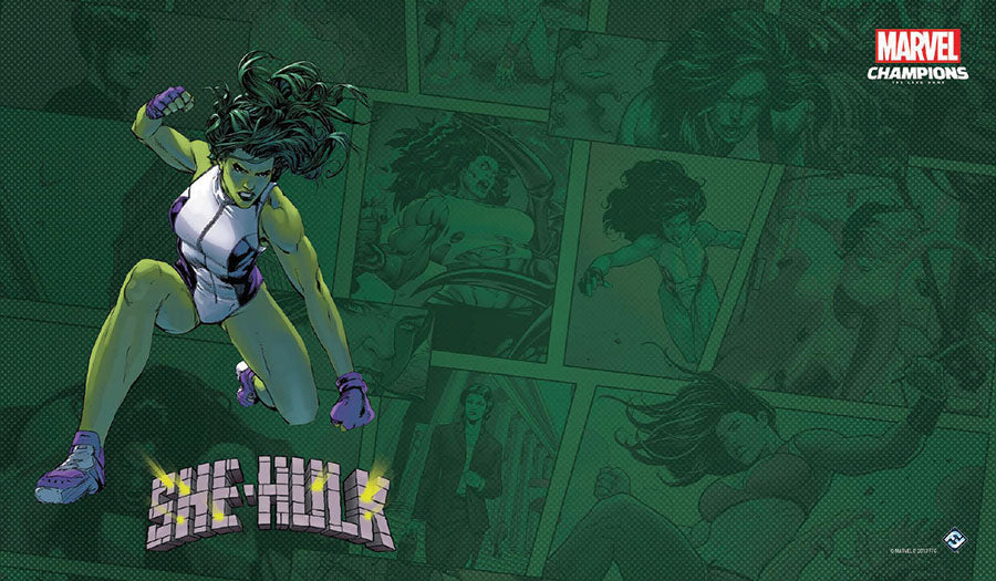 Marvel Champions LCG: She-Hulk Game Mat - for just $19.95! 