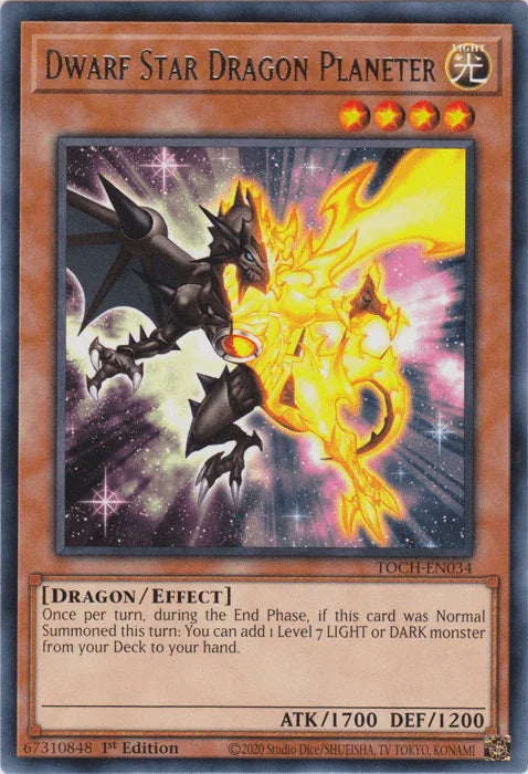 Dwarf Star Dragon Planeter [TOCH-EN034] Rare - for just $0.10! 