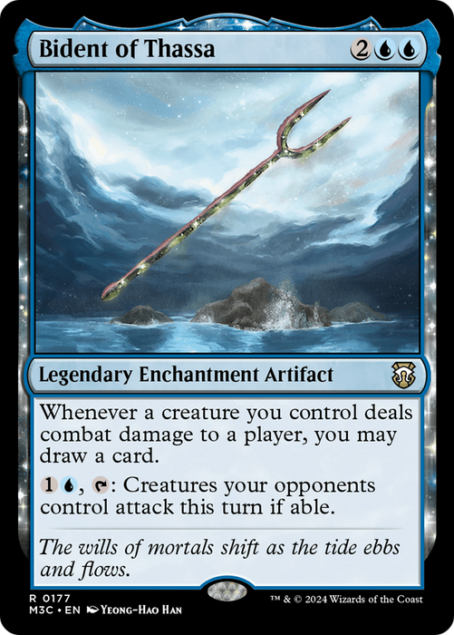 Bident of Thassa (M3C-177) - Modern Horizons 3 Commander - for just $0.12! 
