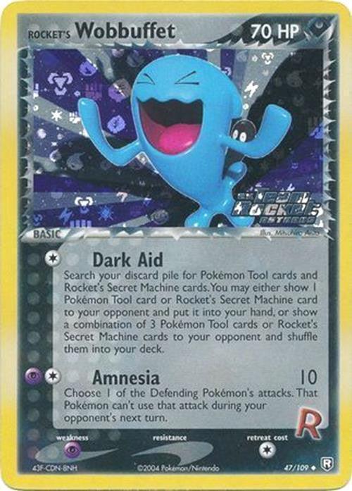 Rocket's Wobbuffet (47/109) (Stamped) [EX: Team Rocket Returns] - for just $26.80! 