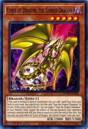 Curse of Dragon, the Cursed Dragon [ROTD-EN002] Common - for just $0.10! 