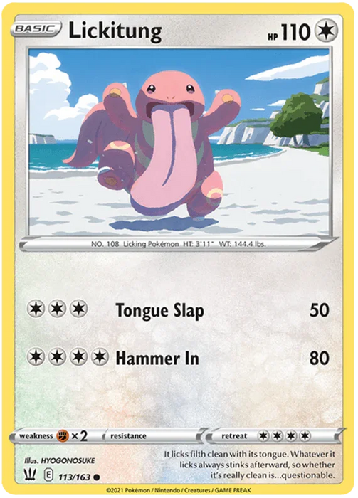 Lickitung (113/163) [Sword & Shield: Battle Styles] - for just $0.10! 