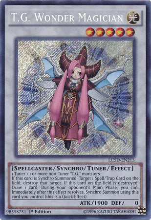 T.G. Wonder Magician [LC5D-EN213] Secret Rare - for just $0.45! 