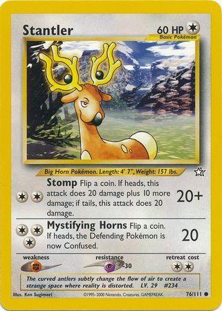 Stantler (76/111) [Neo Genesis Unlimited] - for just $0.25! 