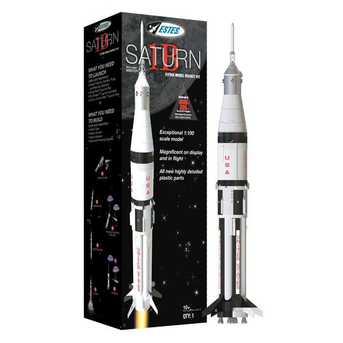 Estes Rockets - Saturn 1B SA-206 Model Rocket Kit, Skill Level: Master - for just $79.99! 