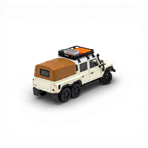 GCD Land Rover Defender 6x6 Off-White Camping Modified 1:64 - for just $44.99! 