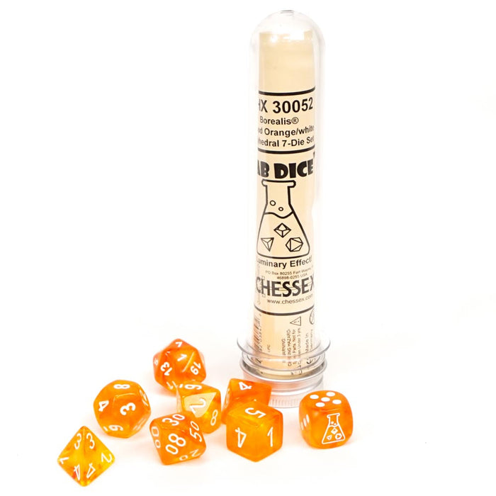 CHESSEX: POLYHEDRAL LAB DICE DICE SETS - for just $13.98! 