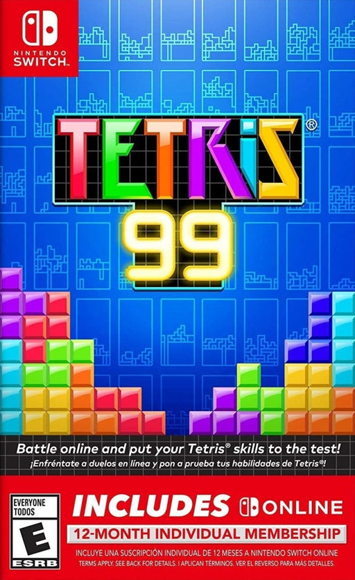 Tetris 99 + 12 Month Nintendo Switch Online Bundle (Nintendo Switch) - for just $0! 