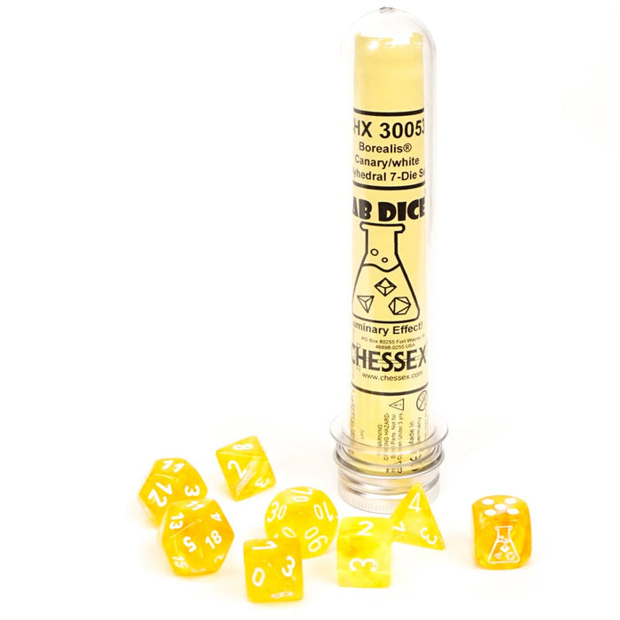 CHESSEX: POLYHEDRAL LAB DICE DICE SETS - for just $13.98! 