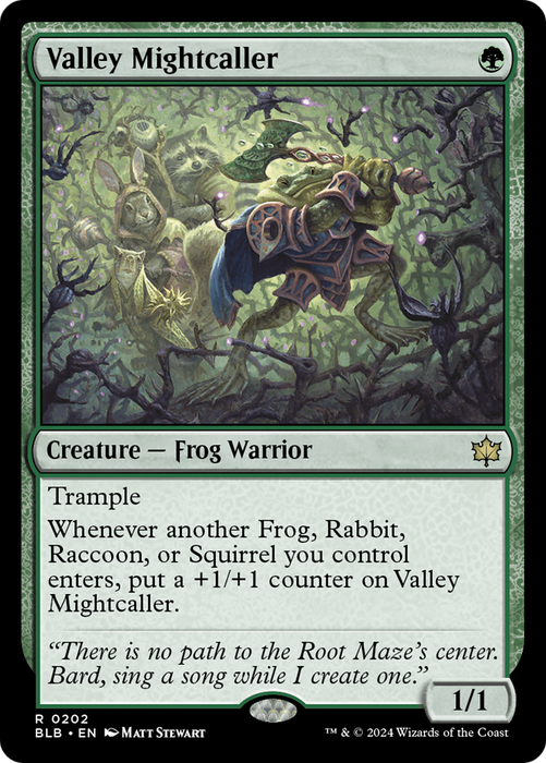 Valley Mightcaller (BLB-202) - Bloomburrow - for just $0.40! 