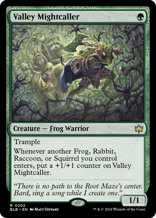 Valley Mightcaller (BLB-202) - Bloomburrow - for just $0.45! 
