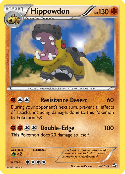 Hippowdon (88/160) [XY: Primal Clash] - for just $0.30! 