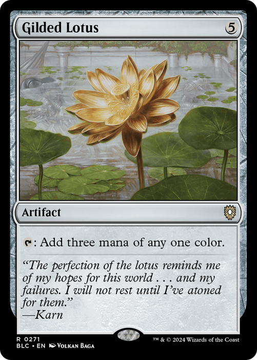 Gilded Lotus (BLC-271) - Bloomburrow Commander - for just $0.37! 