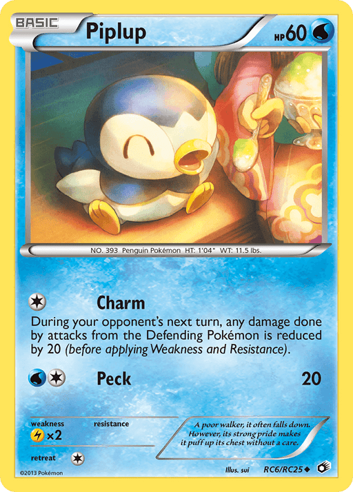 Piplup (RC6/RC25) [Black & White: Legendary Treasures] - for just $3.15! 