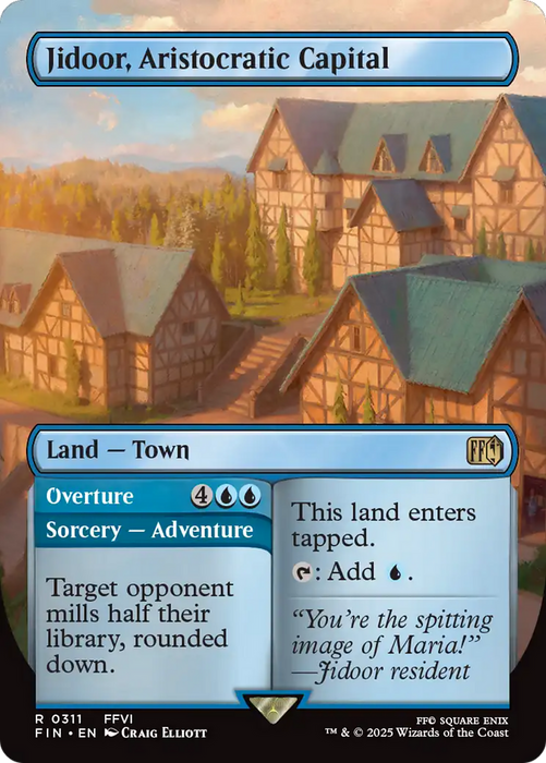 Jidoor, Aristocratic Capital // Overture (FIN-311) - FINAL FANTASY (Borderless) Foil - for just $1.16! 