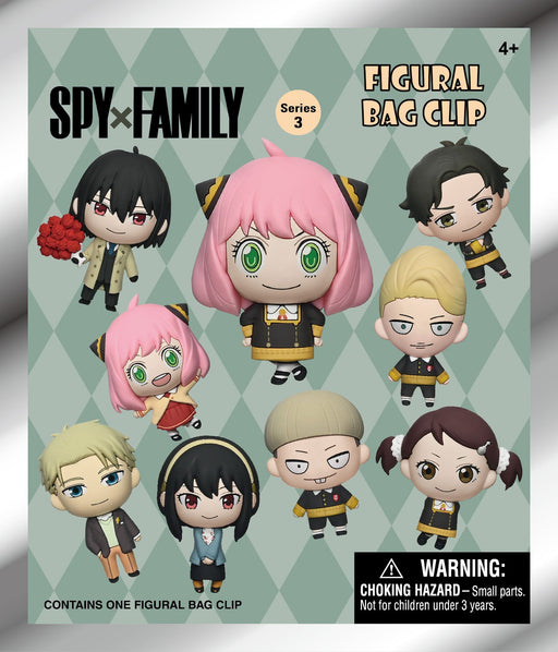 Spy x Family 3D Foam Bag Clip Blind Bag - Series 3 | Official Monogram - for just $8.99! 