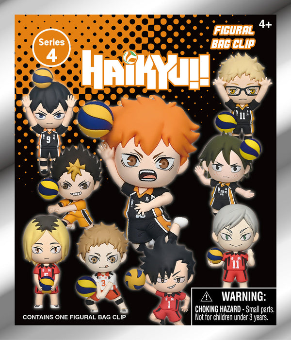 Haikyuu!! 3D Foam Bag Clip Series 4 Blind Bag - Official Anime Keychain - for just $8.99! 