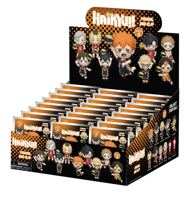 Haikyuu!! 3D Foam Bag Clip Series 4 Blind Bag - Official Anime Keychain - for just $8.99! 