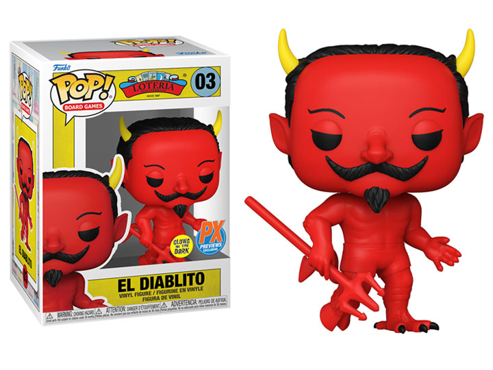 Funko POP! Loteria - El Diablito (Glow-in-the-Dark) Vinyl Figure #3 Preview Exclusives (PX) - for just $14.99! 