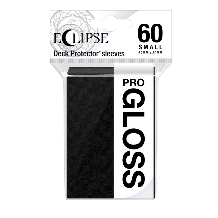 Ultra PRO: Small 60ct Sleeves - Eclipse Gloss (Jet Black) - Just $0! Shop now at Retro Gaming of Denver