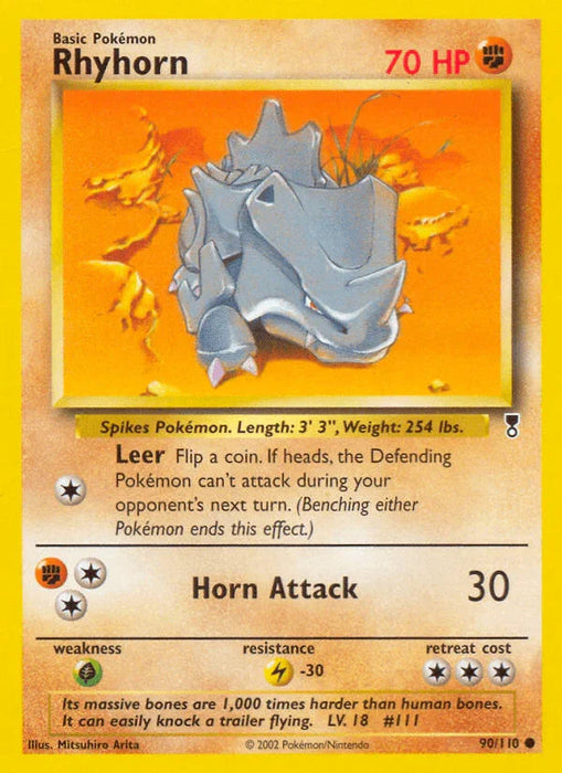 Rhyhorn (90/110) [Legendary Collection] - for just $0.20! 